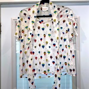 MOON Hot air balloon blouse